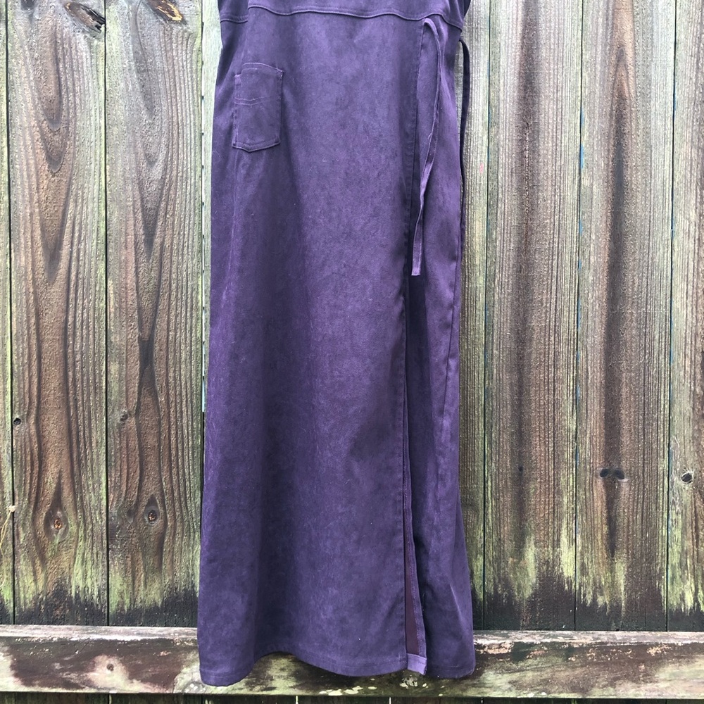 Eric Charles Vintage Smock Dress Pinafore Jumper Size M Purple - Picture 3 of 13